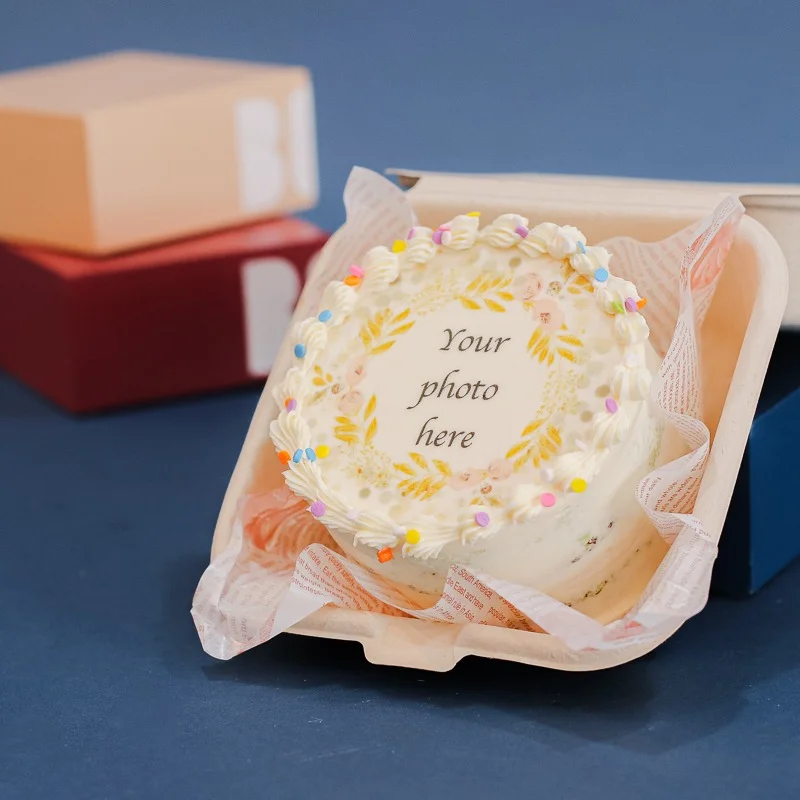 Edible Photo Printed Bento Cake 